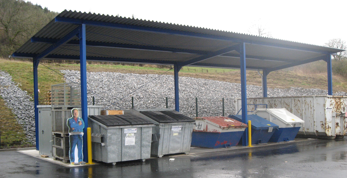 Müllcontainerunterstand Müllcontainerunterstand